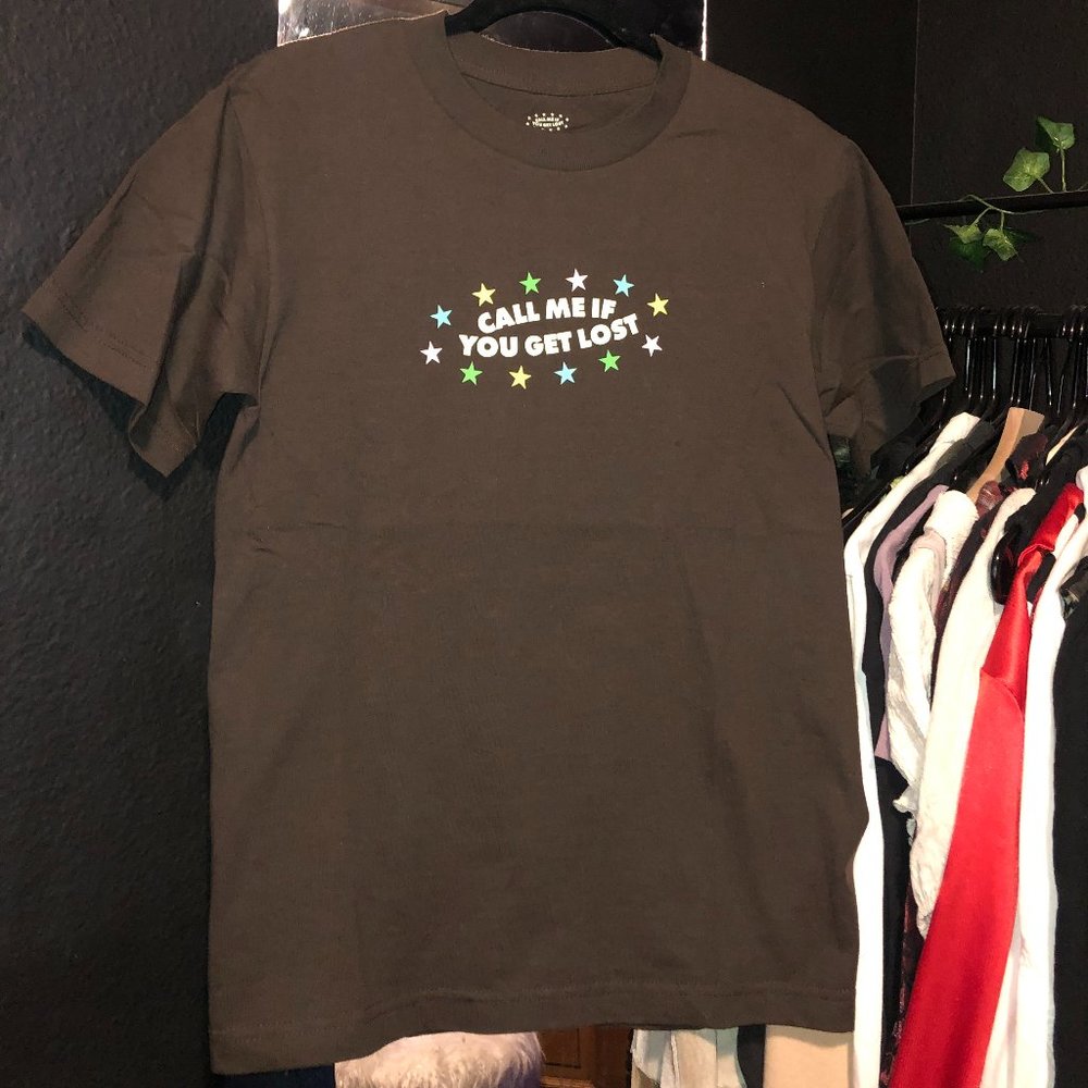 Call Me If You Get Lost - Brown Short Sleeve Tee - Golf Wang - Size S